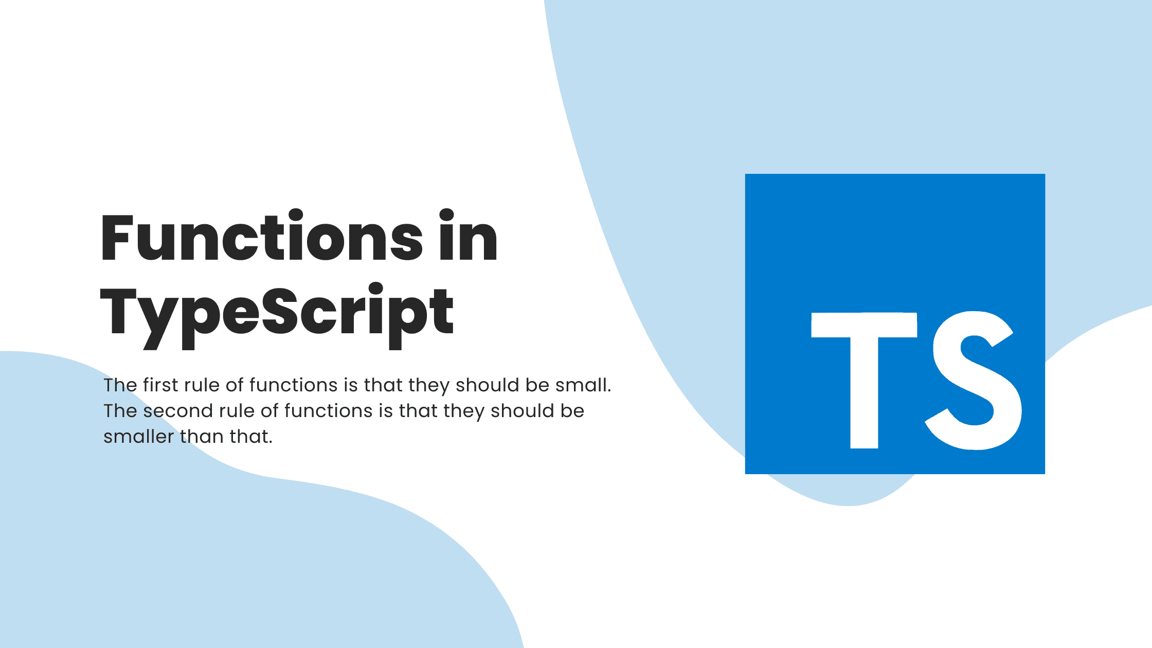 Functions in TypeScript